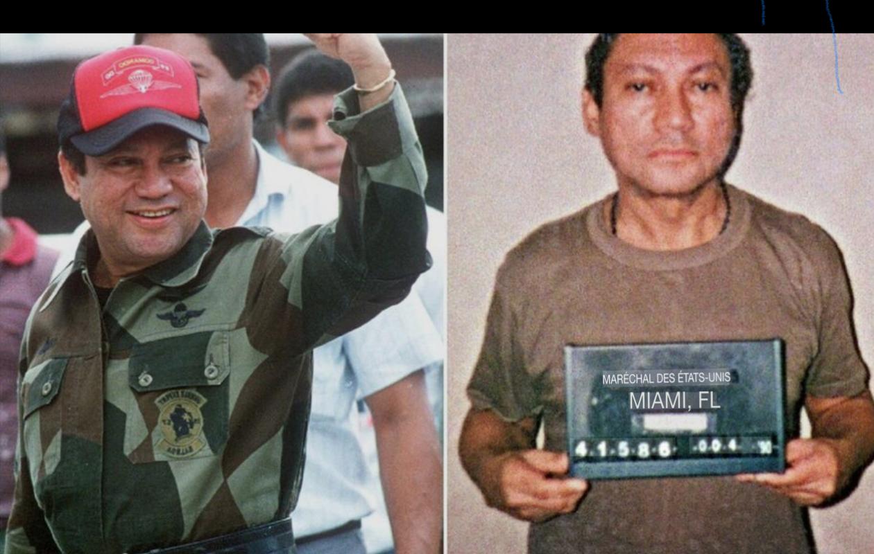 Avant Maduro, la capture par les Etats-Unis de Noriega, président du Panama