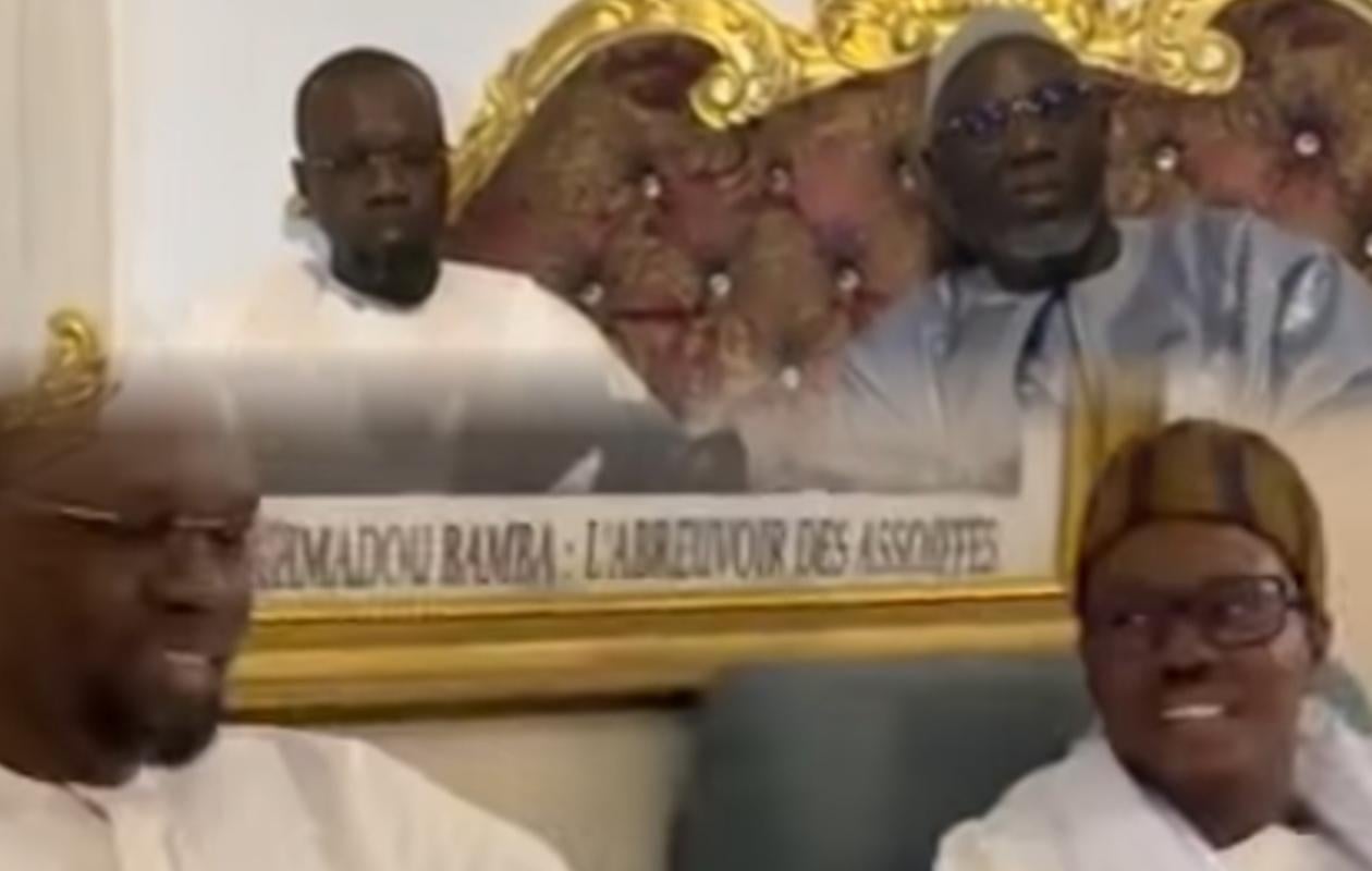 Touba : Ousmane Sonko reçu par Serigne Bassirou Abdou Khadr