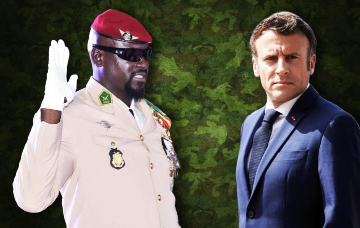 Guinée: Macron salue l'élection de Doumbouya, une "étape décisive"