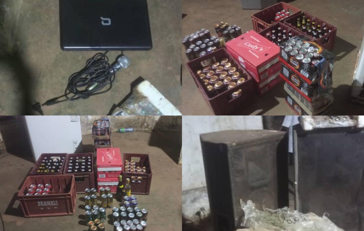 Bougouda : un bar clandestin démantelé par le GARSI2, une importante quantité de boissons et de matériel saisie