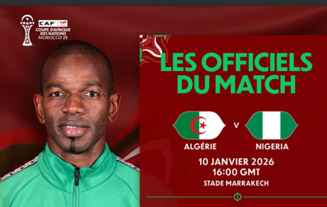 Algérie - Nigéria : L'arbitre sénégalais Issa Sy au sifflet