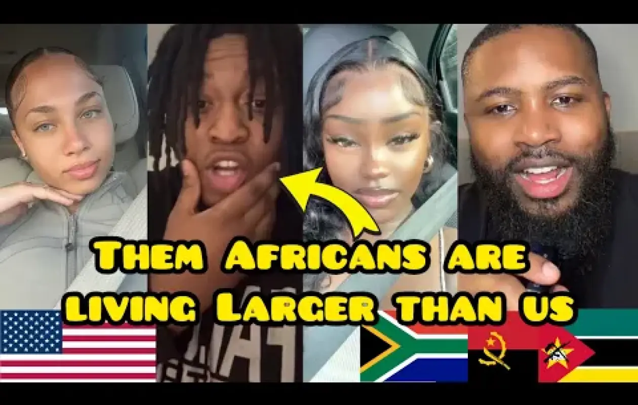 Insolite : en pleurs, des afro-américains découvrent qu’il y a le wifi, des voitures, le téléphone… en Afrique