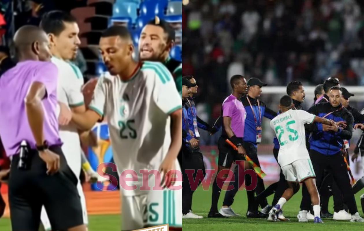 CAN 2025 - L'Algérien Belghali réagit : "La réaction de l'arbitre Issa Sy m'a surpris, sous le coup de l'émotion je l'ai suivi pour lui..."