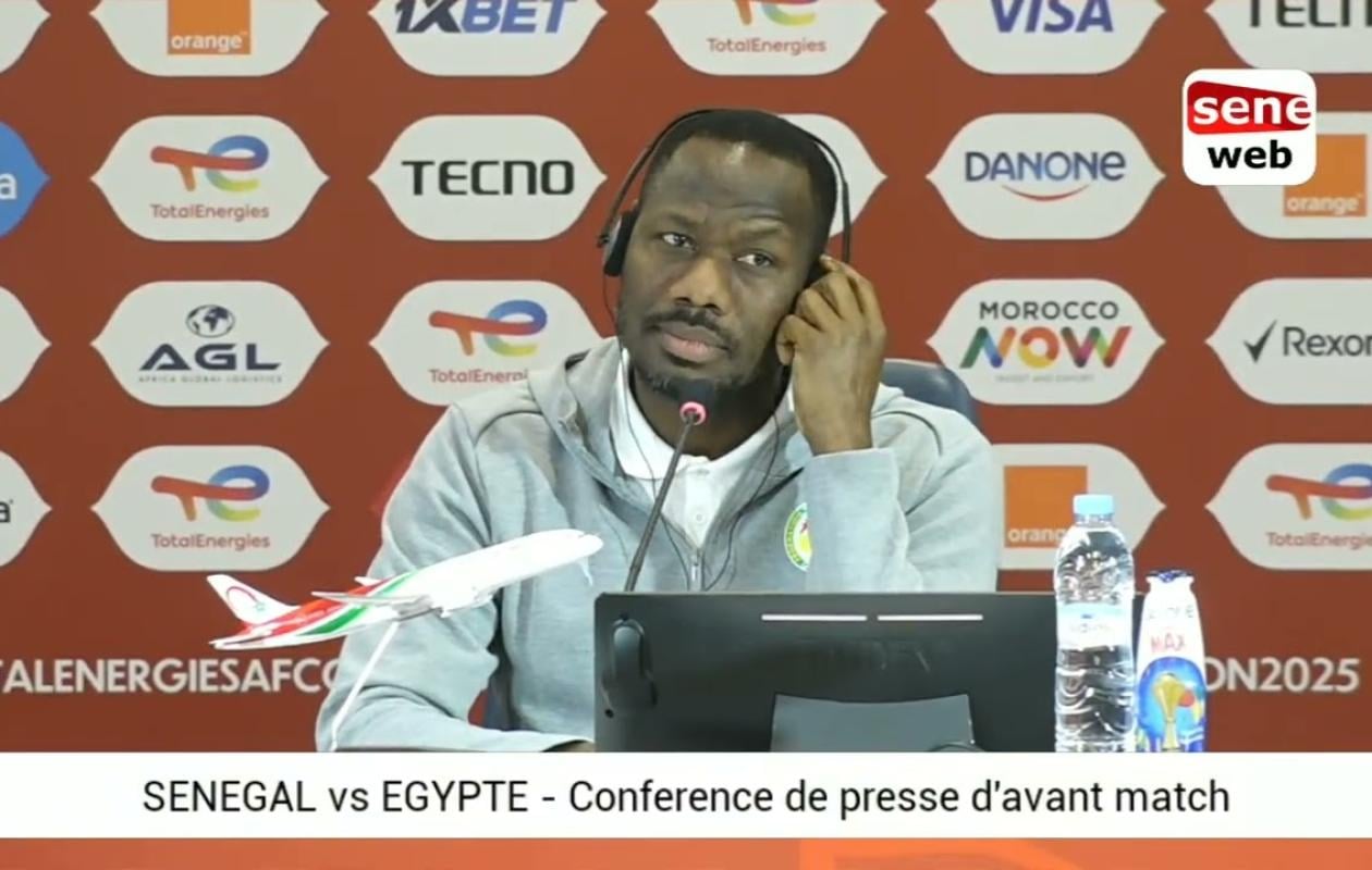 Pape Thiaw: «Nous sommes déterminés pour décrocher la victoire face à l’Egypte»