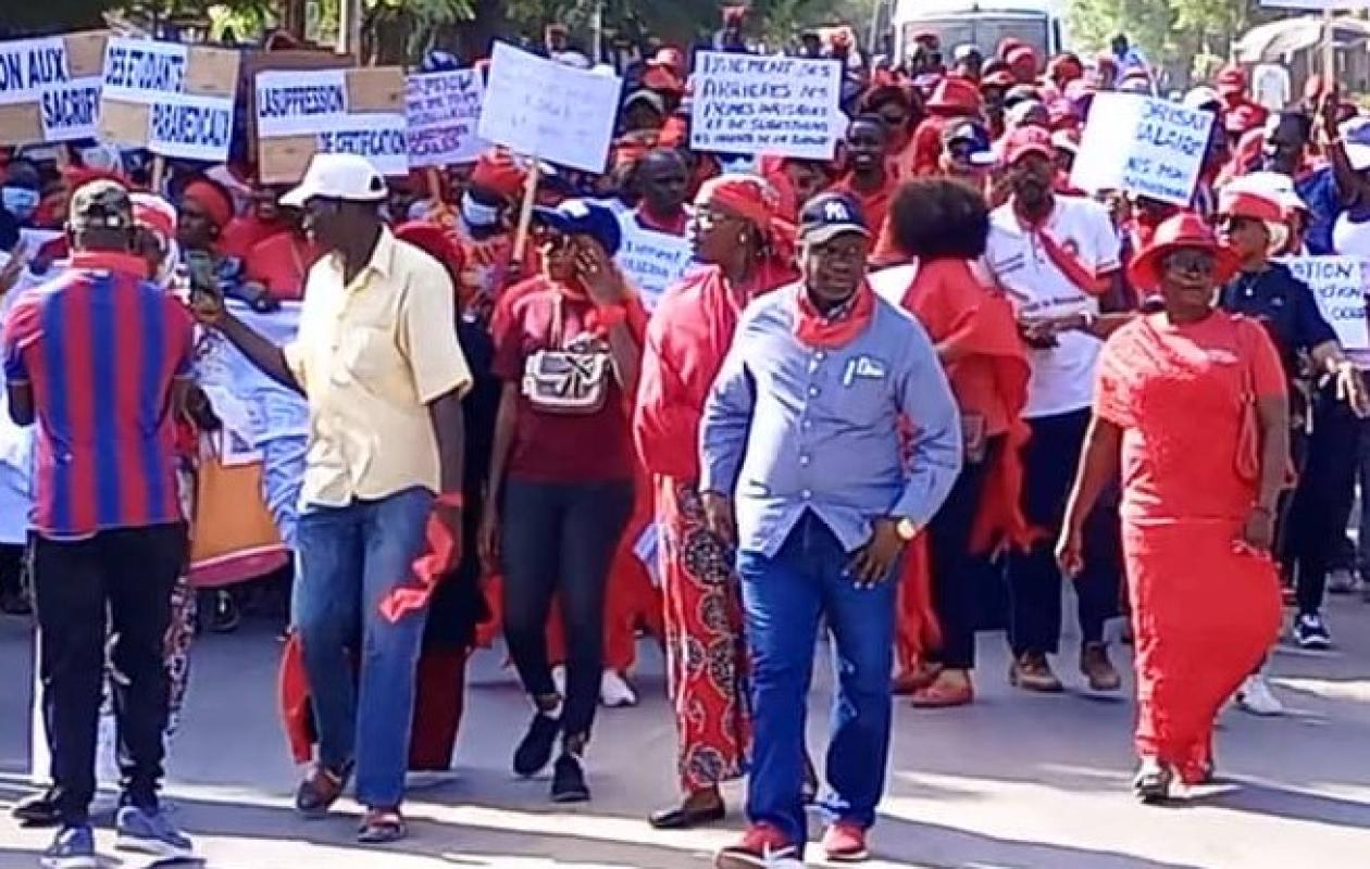 Thiès : Front commun de la santé, And Guessem et le Satsus battent le macadam pour leurs droits