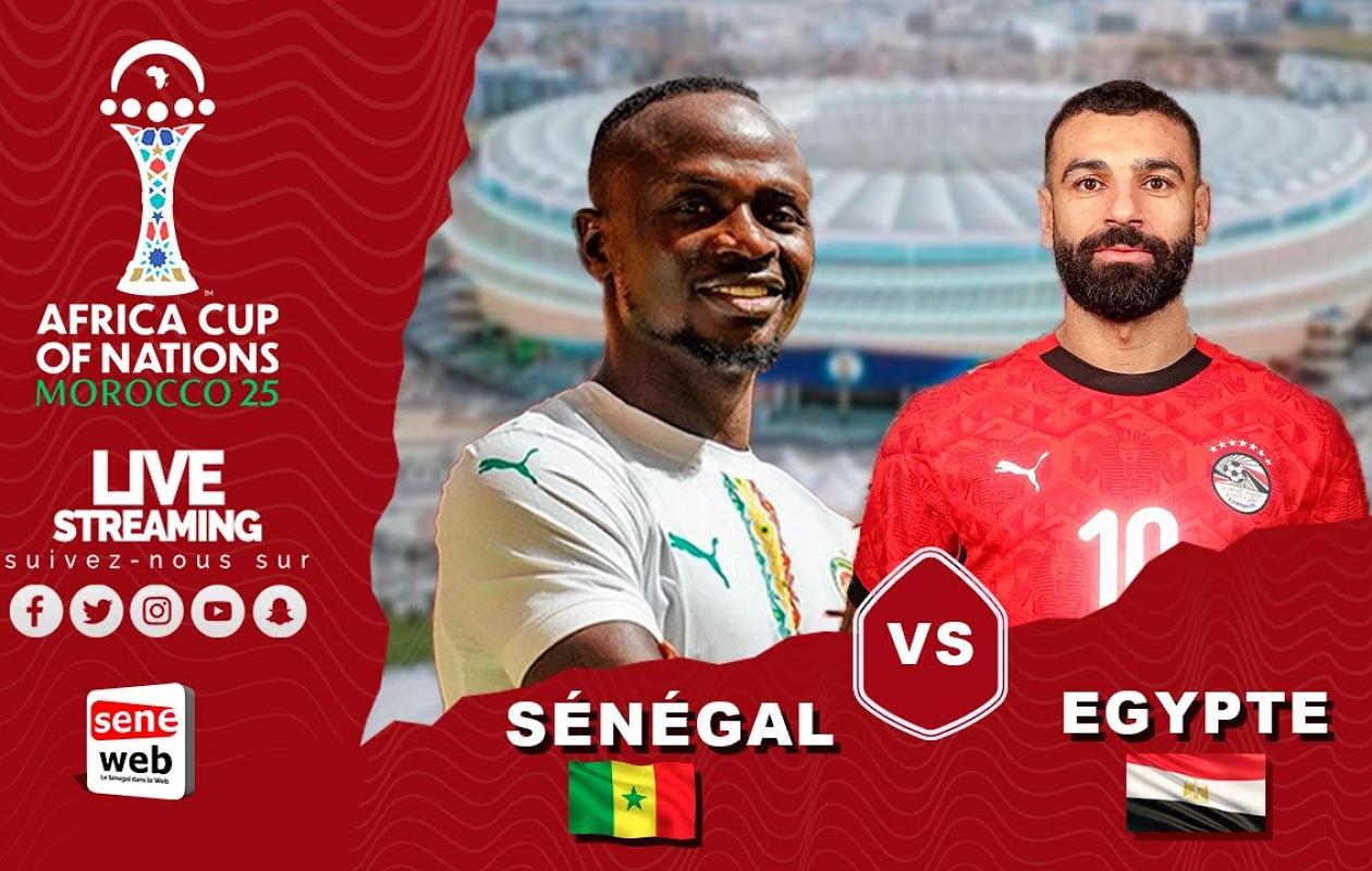CAN 2025 : Sénégal–Égypte, le choc ! Plateau spécial avant & après-match