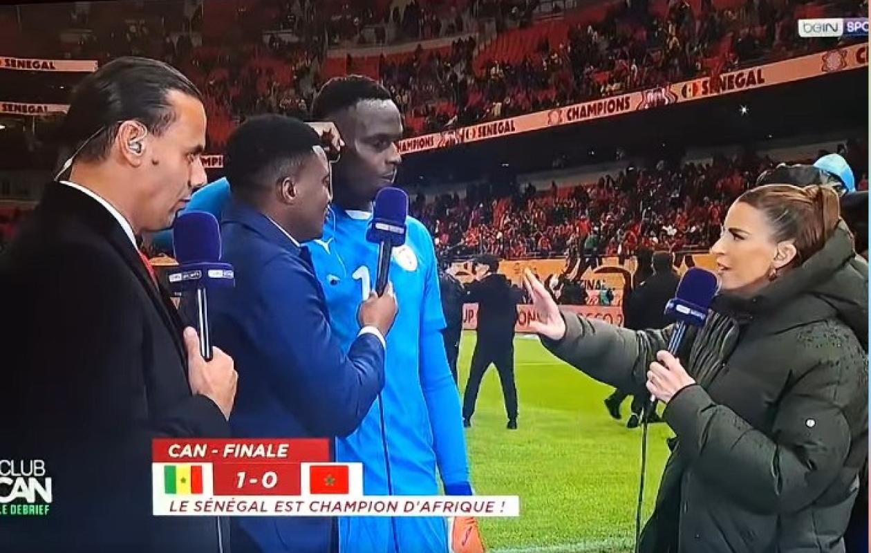 Question déplacée posée à Édouard Mendy : La journaliste de BeIN, Vanessa Le Moigne, présente ses excuses