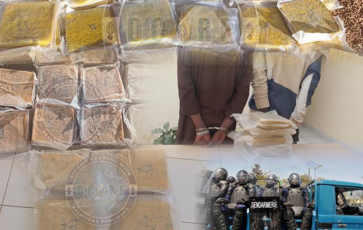 Sabodala- Aéré Lao : La gendarmerie déjoue un trafic de drogue, 35 kg interceptés et 2 arrestations