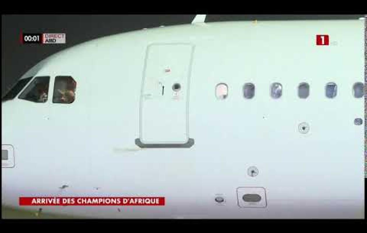 AIBD : VIVEZ EN DIRECT L'ARRIVÉE DES LIONS CHAMPIONS D’AFRIQUE