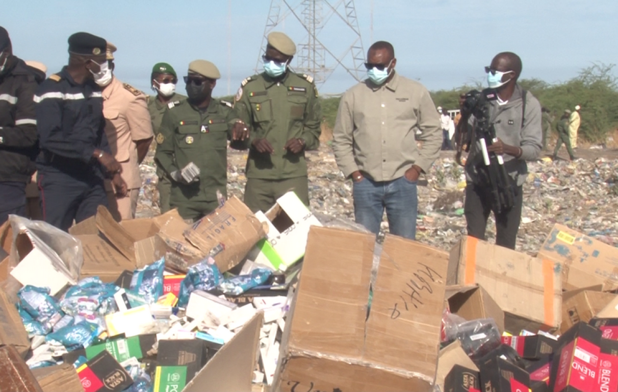 Saint-Louis - Journée internationale de la douane : Des marchandises prohibées d’une valeur de 384 millions F CFA incinérées