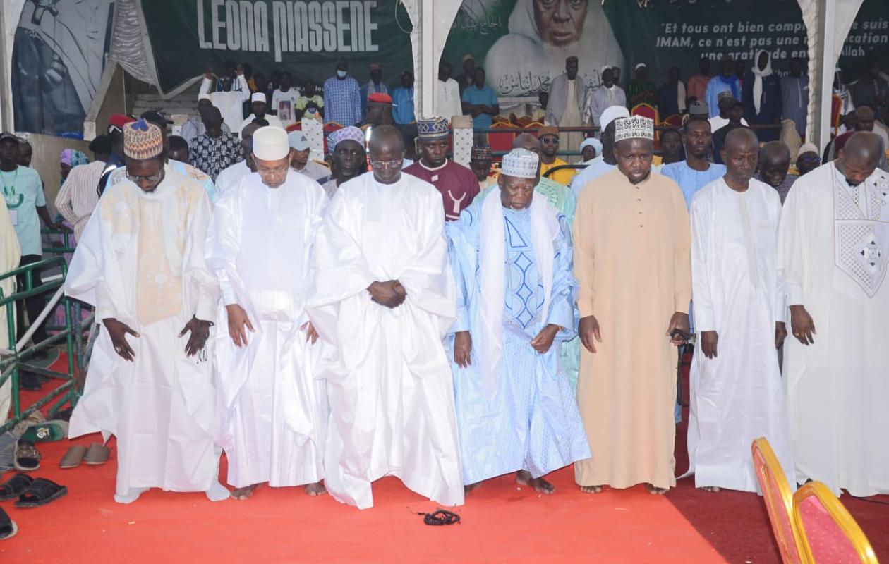 Kaolack : À la 114e Ziarra de Léona Niassène, le ministre Yankhoba Diémé salue le rôle de régulateur social des guides religieux