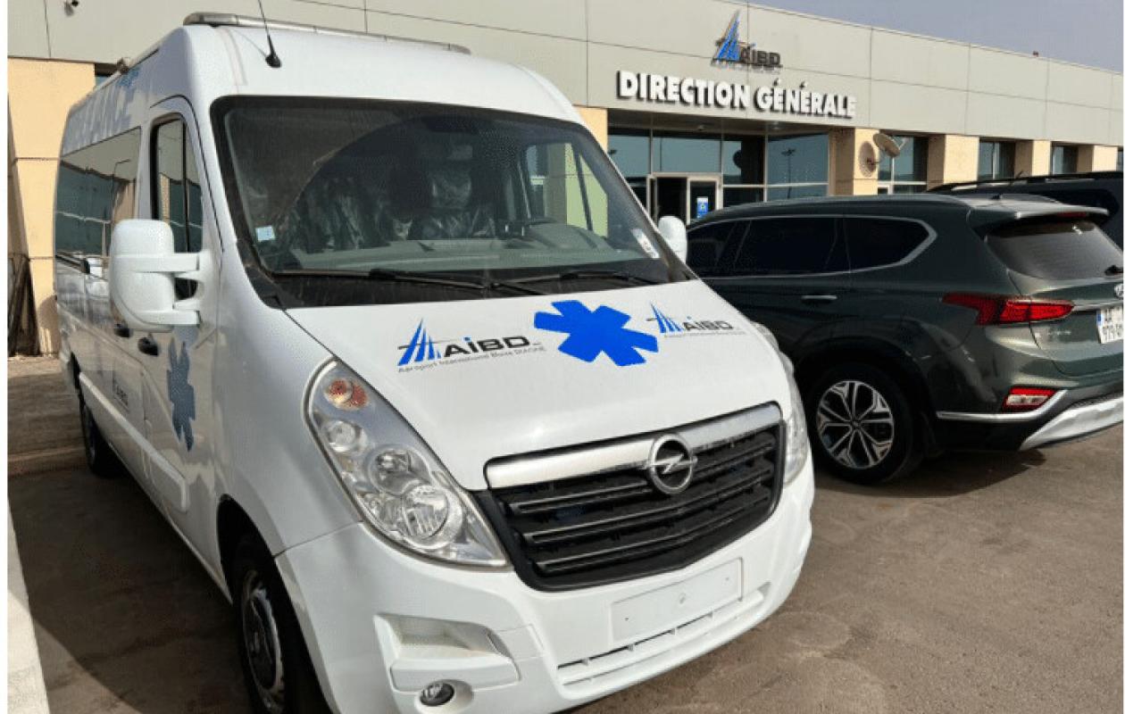 Info «Source A» : l’AIBD n’a plus d’ambulance