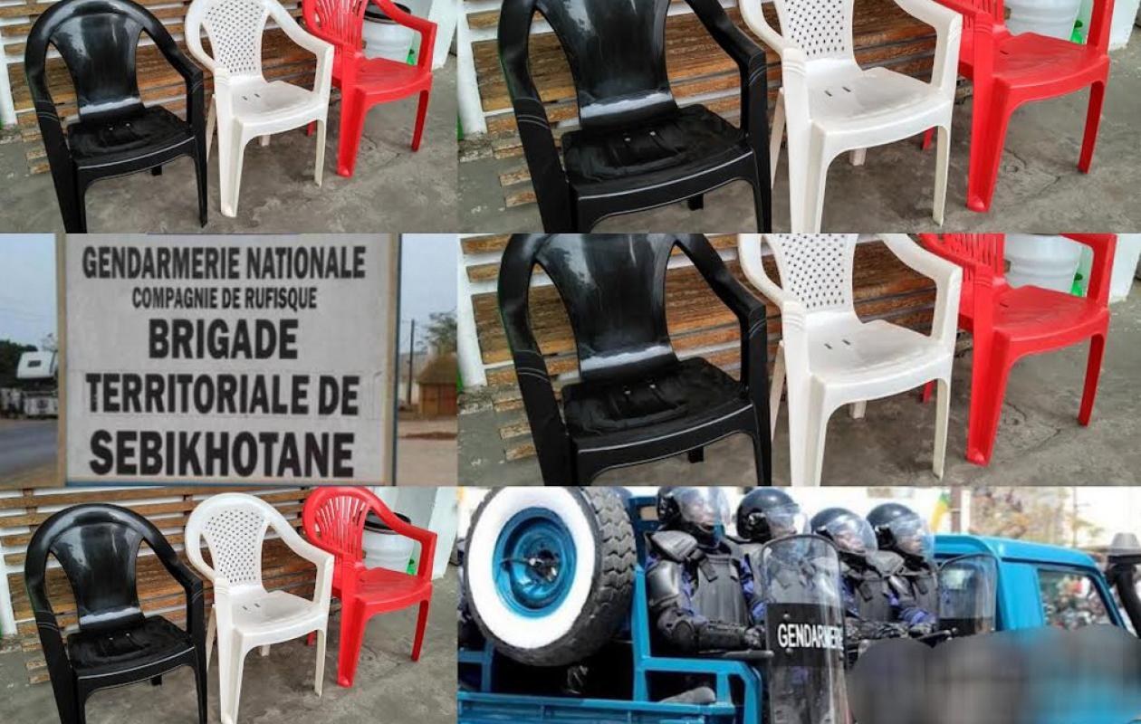 Sébikotane : un chauffeur arrêté par la gendarmerie après avoir volé 2 388 chaises