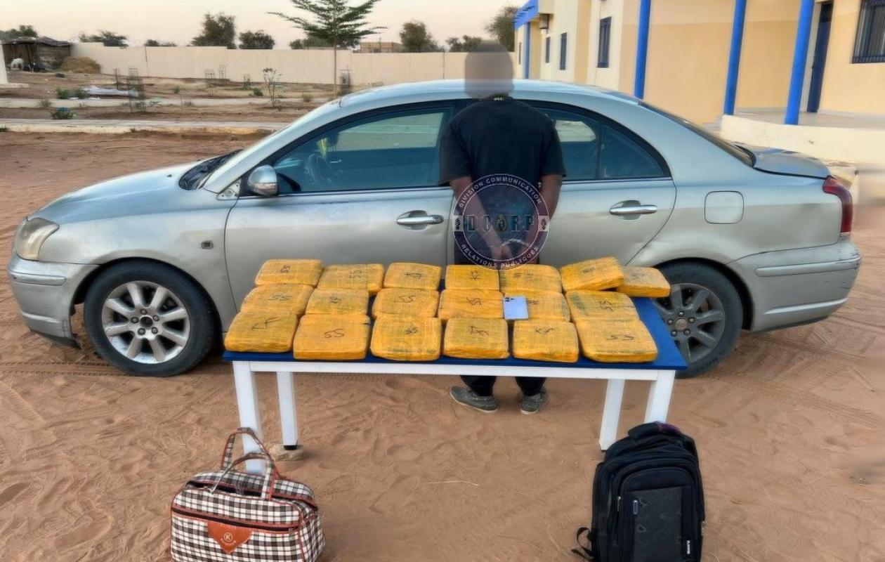 Aéré Lao : Un véhicule intercepté par la gendarmerie avec 19 kg de chanvre indien