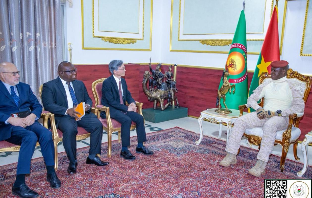 Burkina Faso :  Une délégation de la FMI chez le Capitaine Ibrahim Traoré