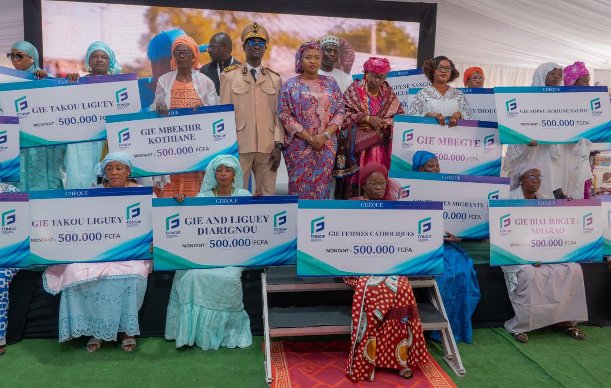 Tambacounda : Le FONGIP octroie un financement de 40 millions de FCFA aux femmes
