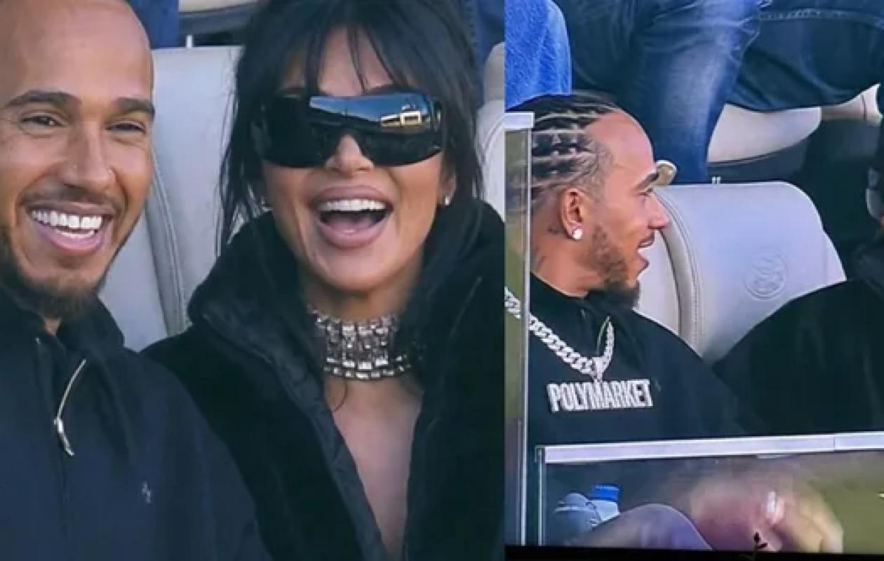 Kim Kardashian et Lewis Hamilton ont-ils officialisé leur romance au Super Bowl ?
