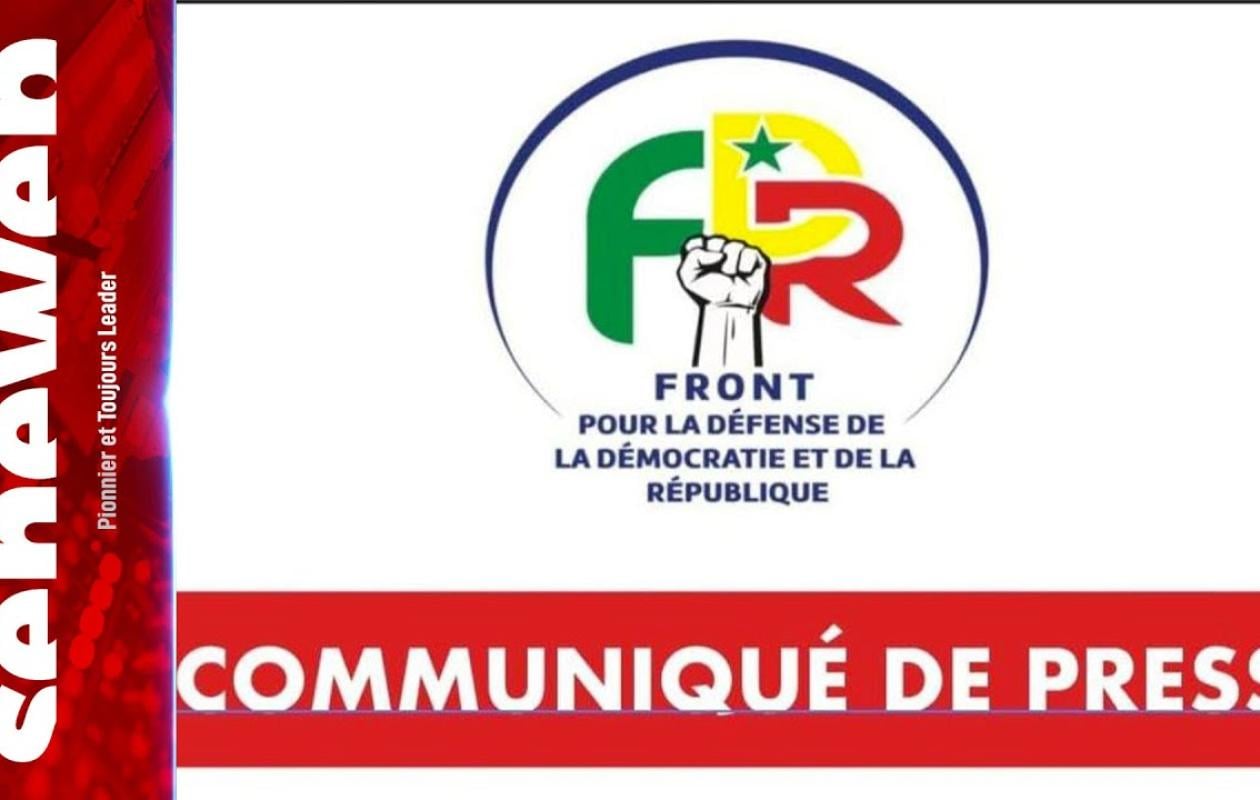 Direct - Suivez le Point de Presse du FDR