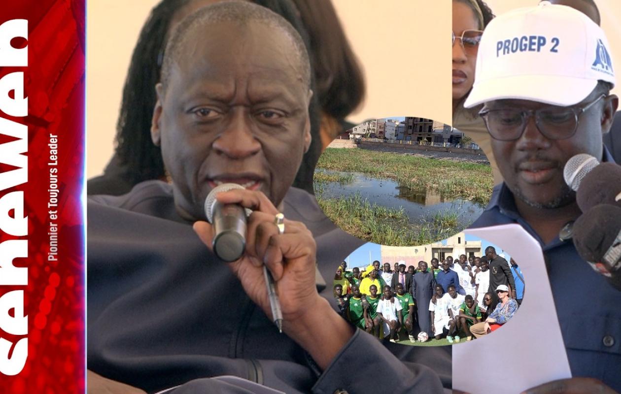 Keur Massar : Ousmane Diagana inaugure les 50 km de canaux du PROGEP 2