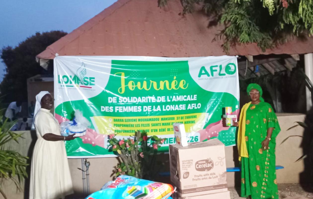 Journée de solidarité : les femmes de la LONASE mobilisées pour les pouponnières
