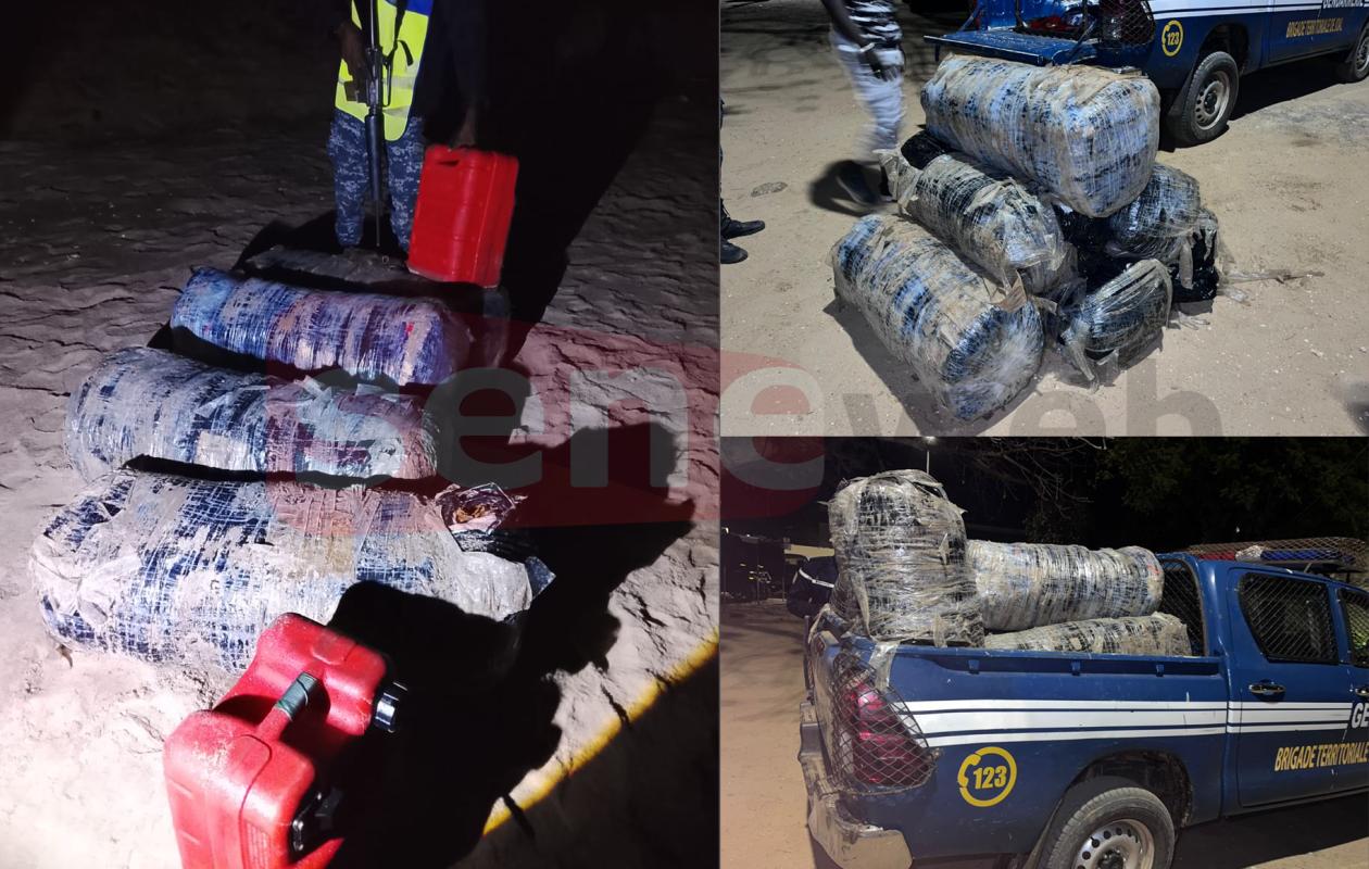 Ngazobil : une pirogue chavire avec 170 kg de chanvre indien, les gendarmes saisissent tout