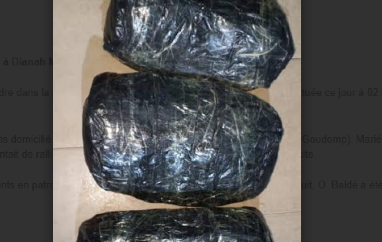 Lutte contre le trafic de stupéfiants : 4 kg de chanvre indien saisis à Dianah Malary