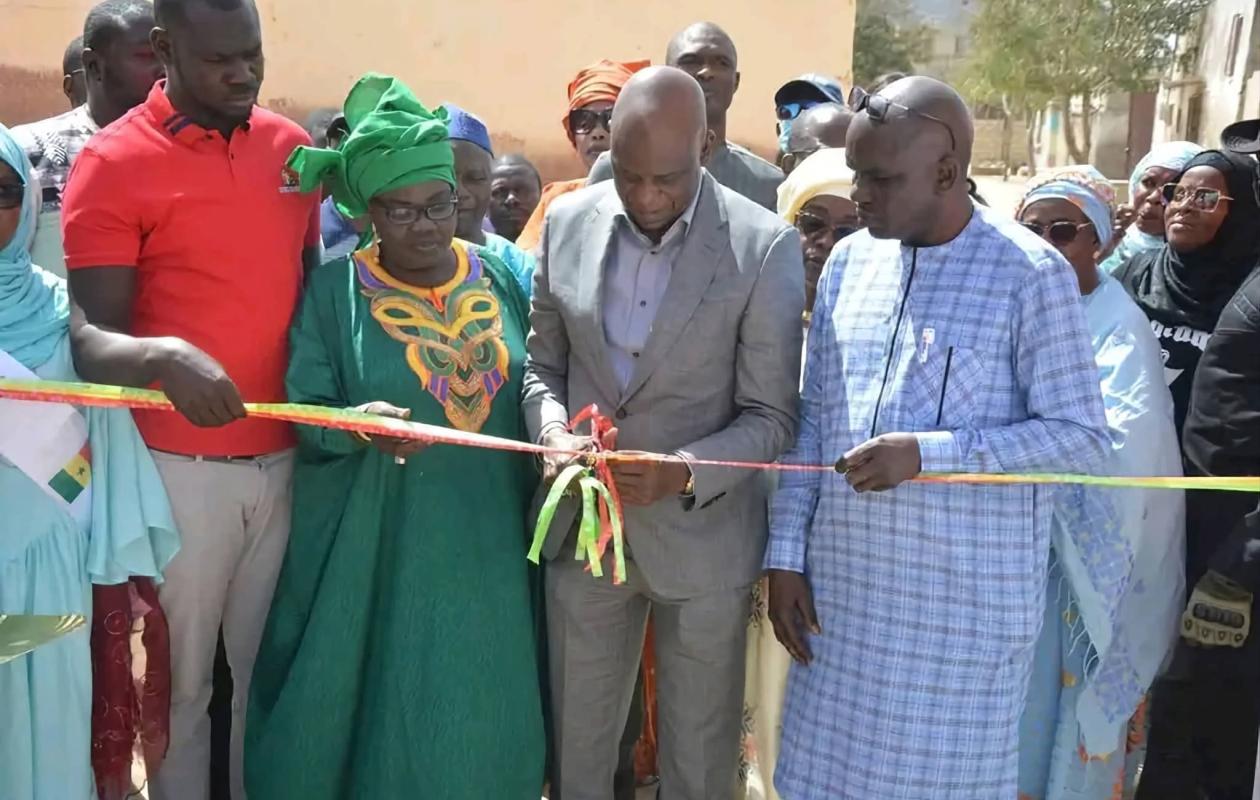 Saint-Louis: Mansour Faye inaugurates the Fandiéry Koné elem... | Seneweb