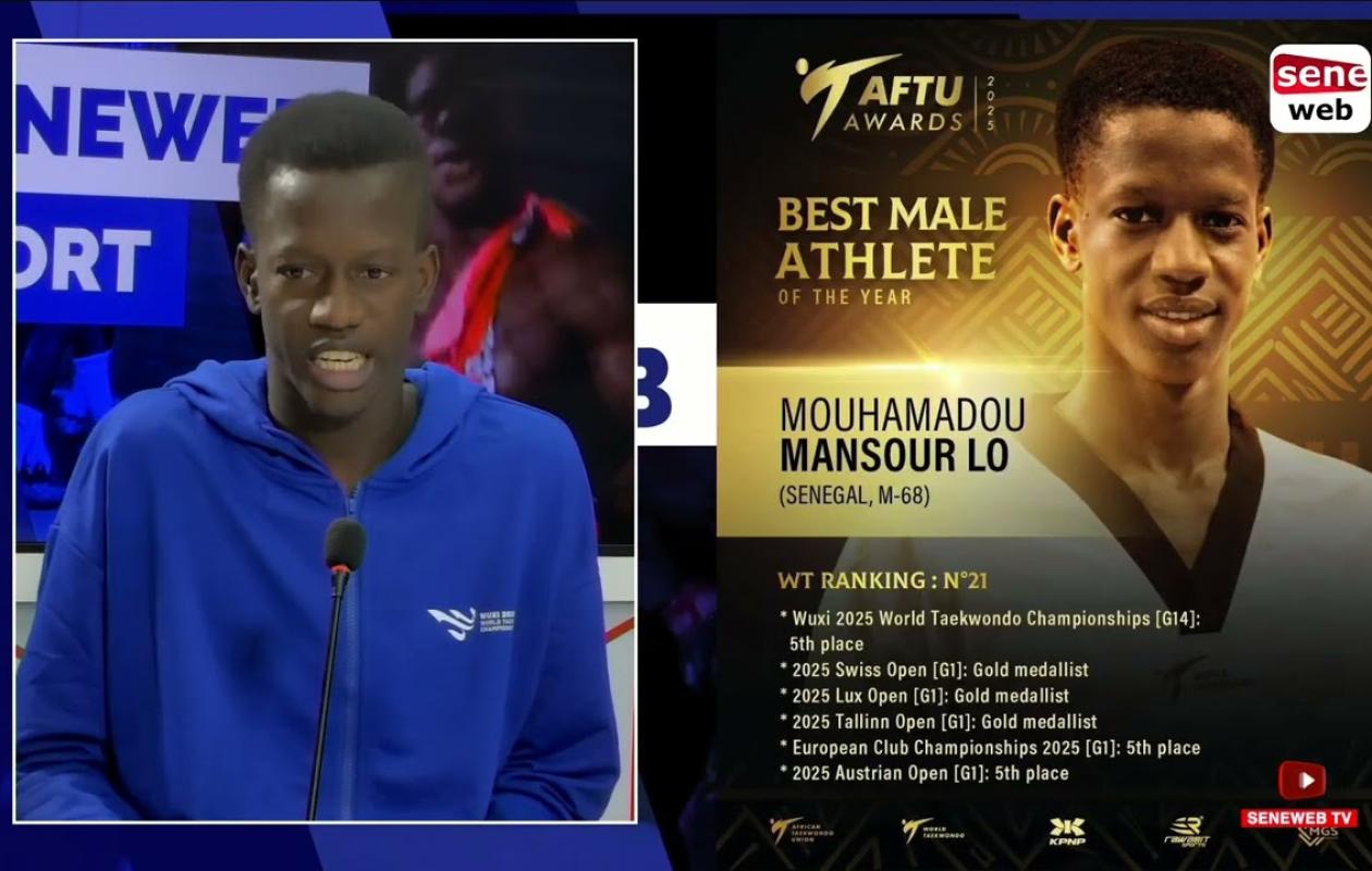 Mansour Lo, Taekwondoïste : "Je veux offrir au Sénégal une médaille olympique"