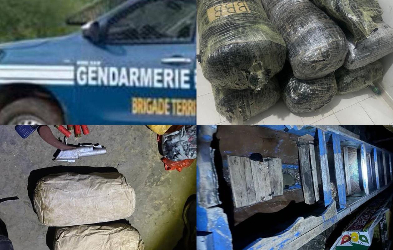 De la Casamance à Joal : Un piroguier arrêté par la BR de Saly avec 212 kg de drogue, un pistolet et des munitions