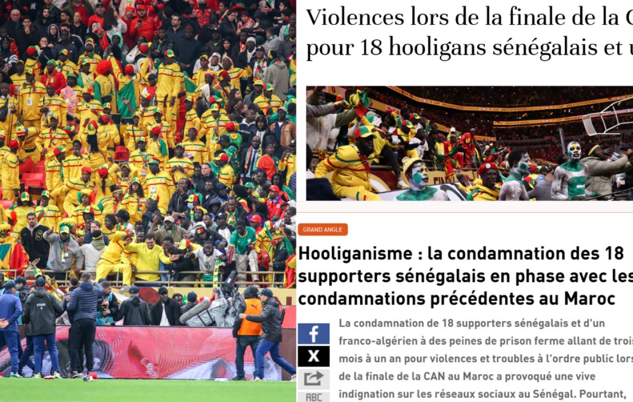 Condamnation des 18 supporters sénégalais : La réaction des médias marocains