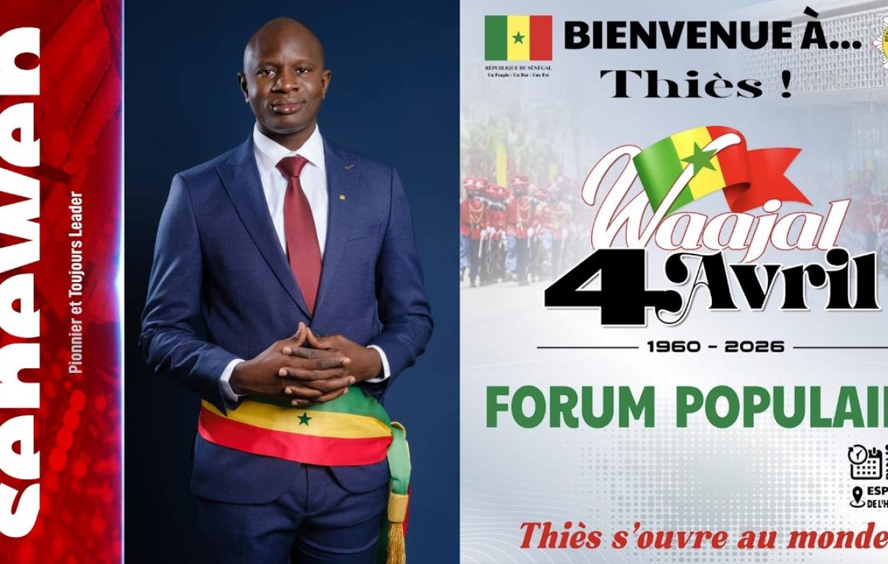 Fête du 4 avril 2026 à Thiès : suivez le forum populaire à l’hôtel de Ville