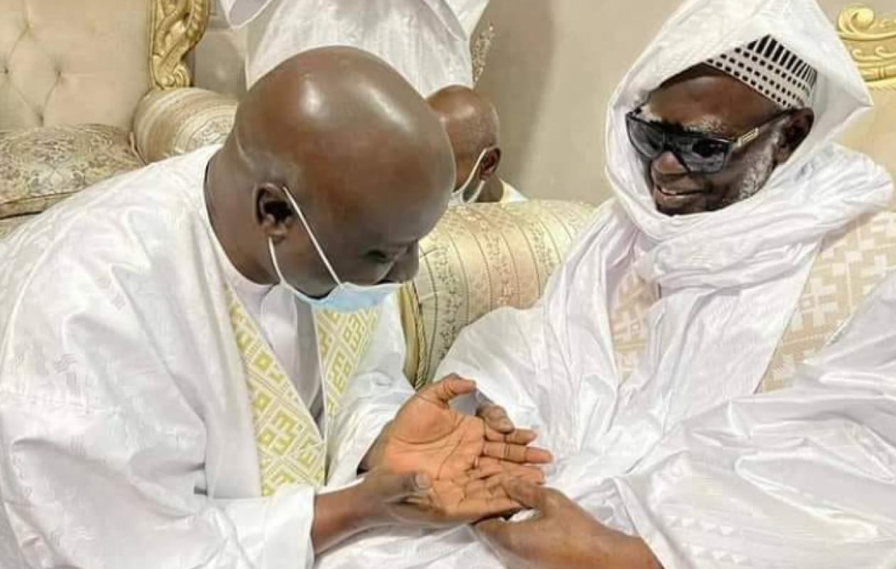 Touba : Idrissa Seck reçu par le khalife général en compagnie de Serigne Moussa Naël Mbacké