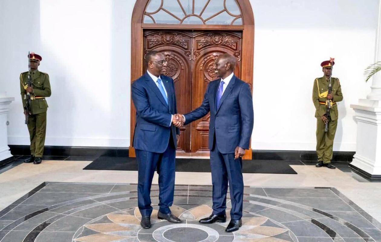 Changement climatique : William Ruto reçoit Macky Sall à Nairobi pour accélérer le financement de l’adaptation climatique en Afrique
