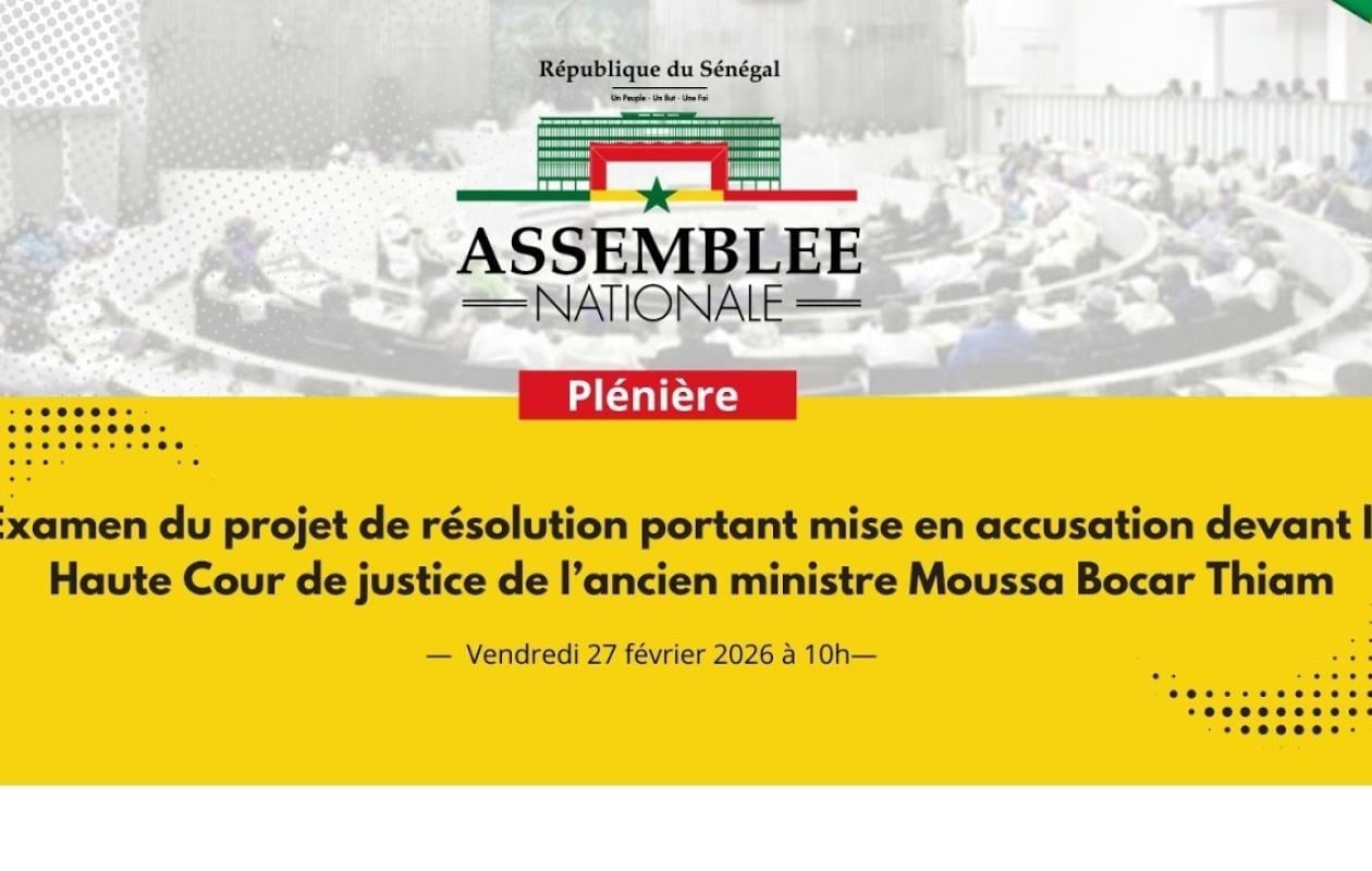 EXAMEN DU PROJET DE RESOLUTION PORTANT MISE EN ACCUSATION DEVANT LA HAUTE COUR DE JUSTICE .