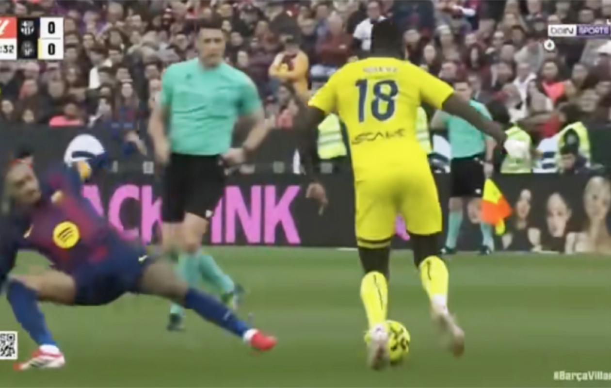 Fc Barcelone vs Villarreal : Pape Gueye met Raphinha sur les fesses avec un dribble venu d’ailleurs (video)
