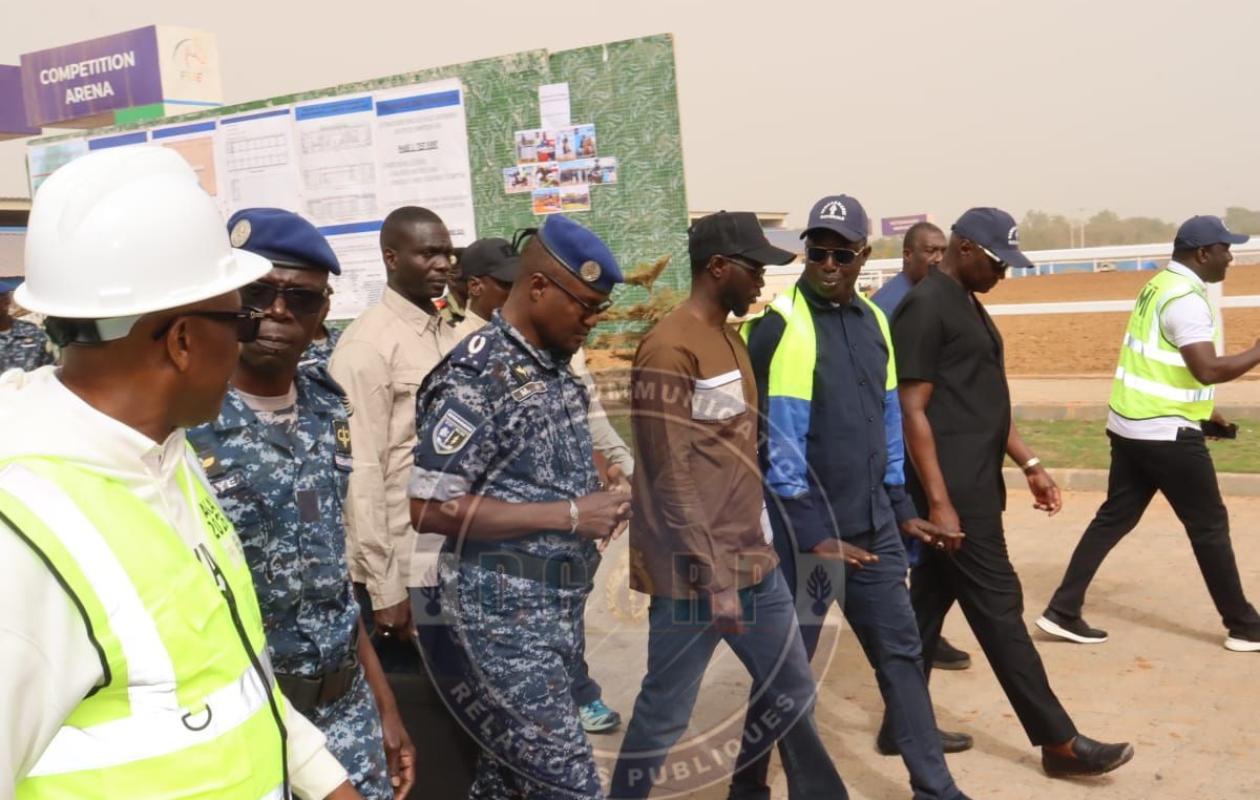 Préparatifs des JOJ 2026 : Le Président Diomaye en visite de chantier au complexe équestre de la Gendarmerie à Diamniadio