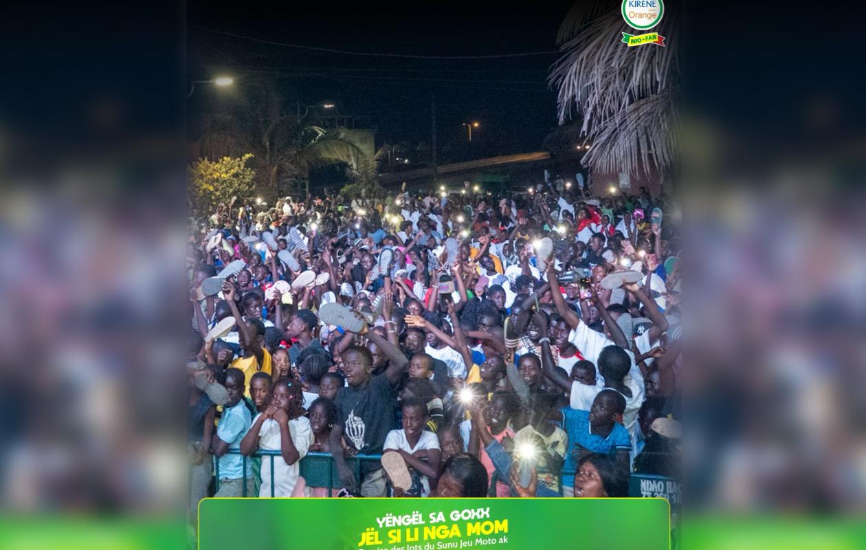 Samedi dernier, Pikine Guinaw rail a vibré au rythme de la musique avec Kirène avec Orange