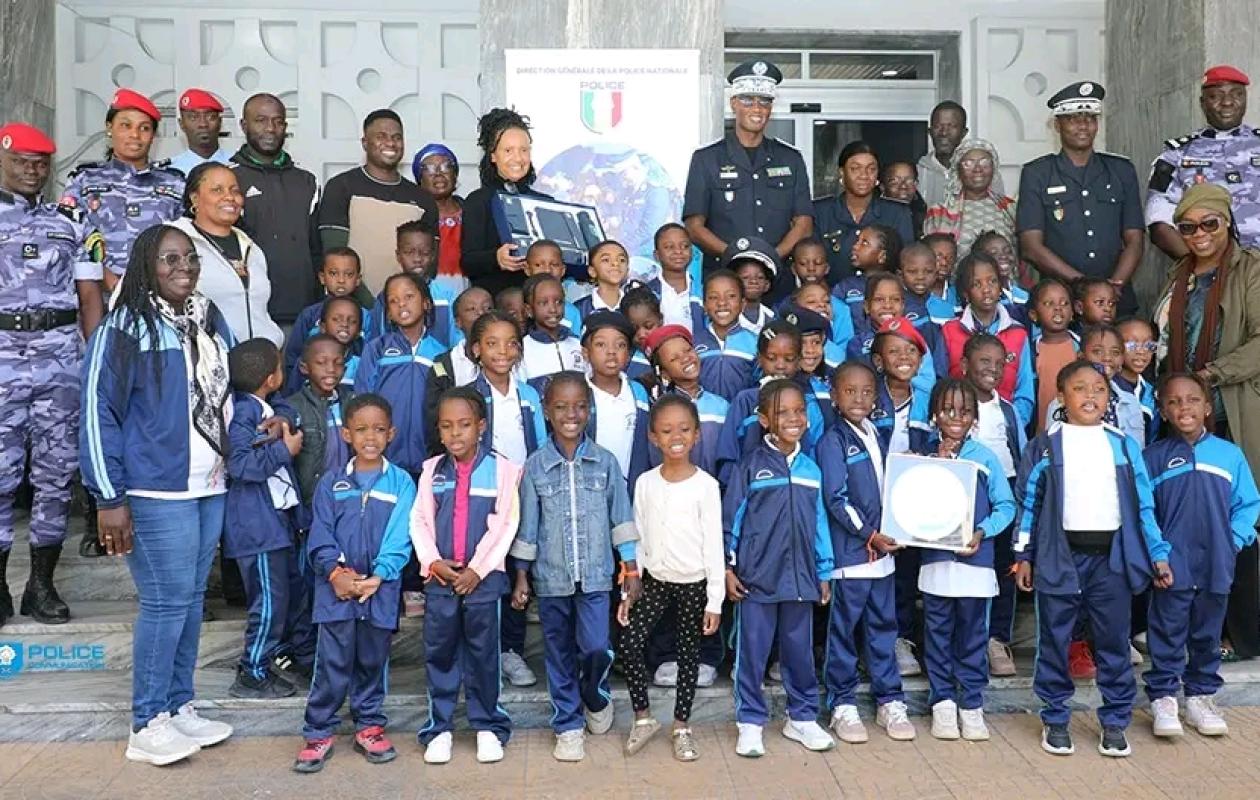 Visite pédagogique : Quand Mame Seydou Ndour donne le goût de la police nationale aux jeunes élèves