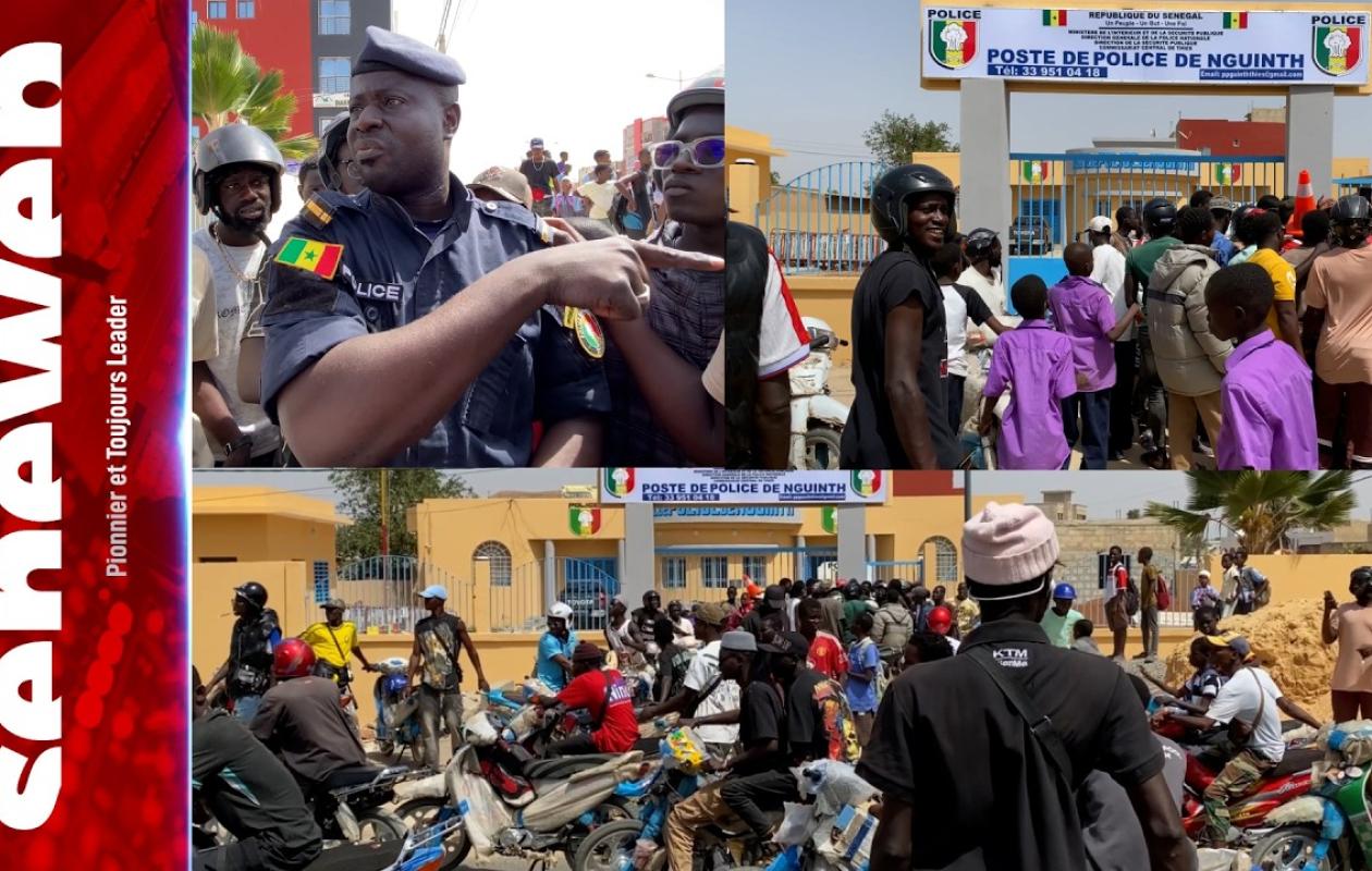 Thiès : les conducteurs de motos-jakarta  contre les contrôles policiers