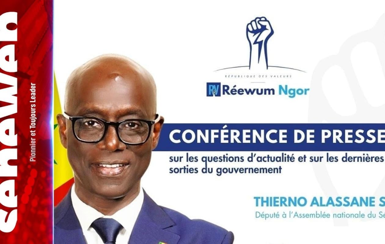 Suivez le point de presse de Thierno Alassane Sall