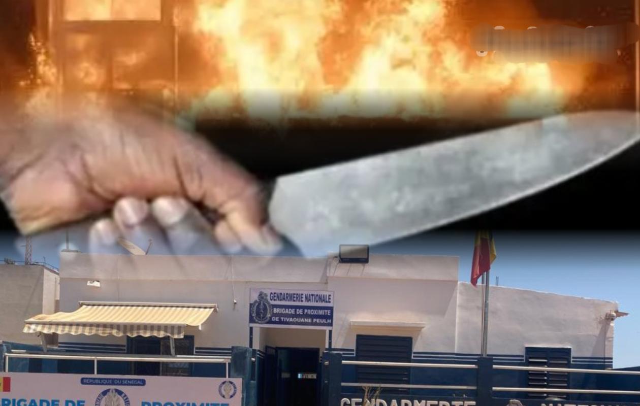 Tivaouane-Peulh : Il terrasse son frère, brandit un couteau puis incendie sa chambre