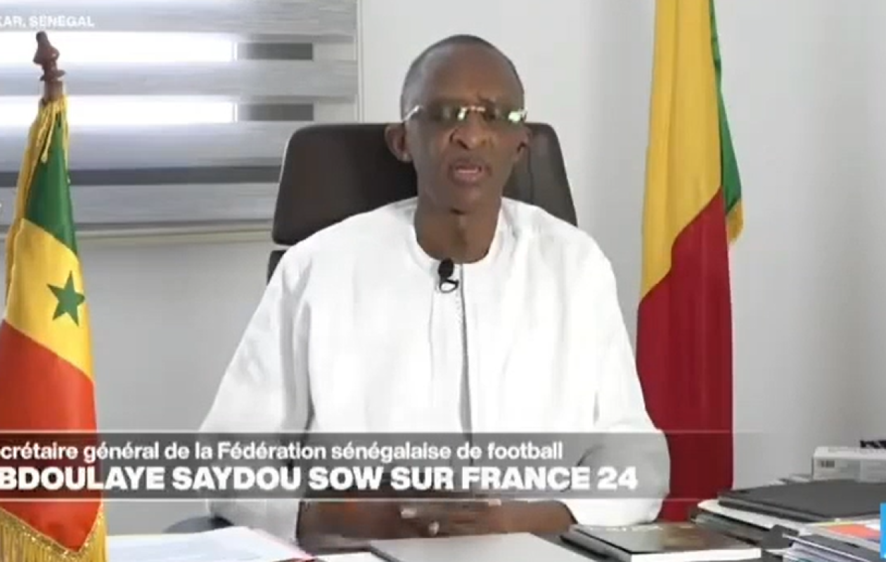 Abdoulaye Seydou Sow (SG FSF) sur France24: «Quitter le terrain et revenir n'a rien à voir avec un abandon»