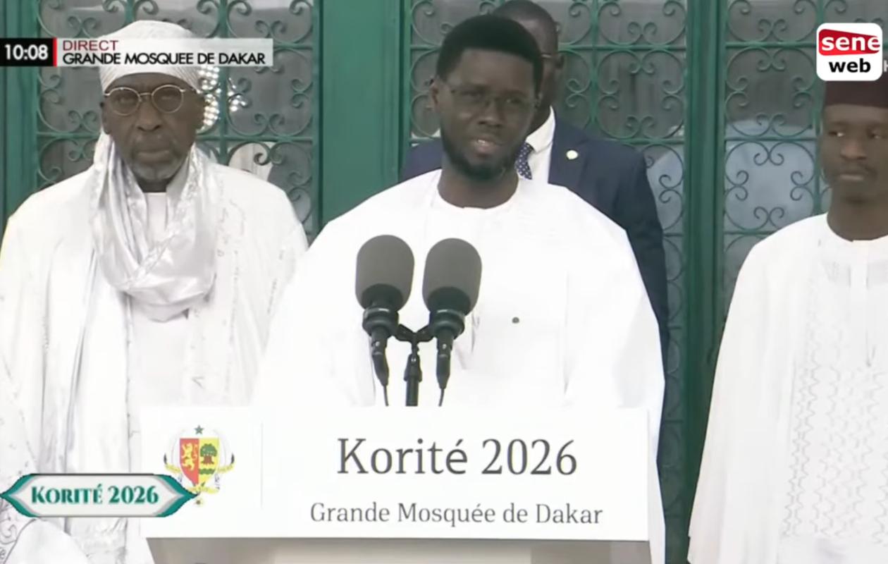 Prière de Korité :  L’invite du Pr. Diomaye aux Sénégalais