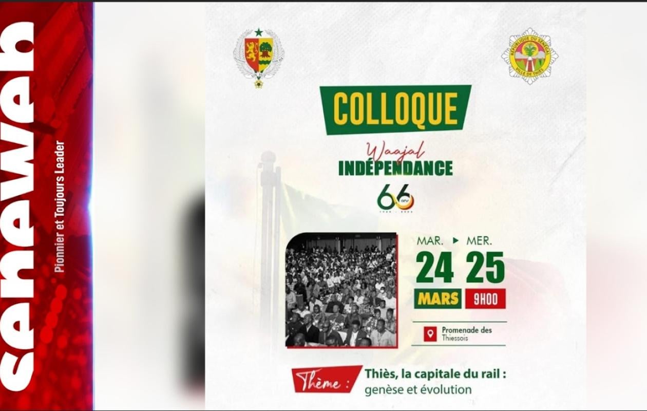 Colloque : Thies capitale du rail genèse et évolution
