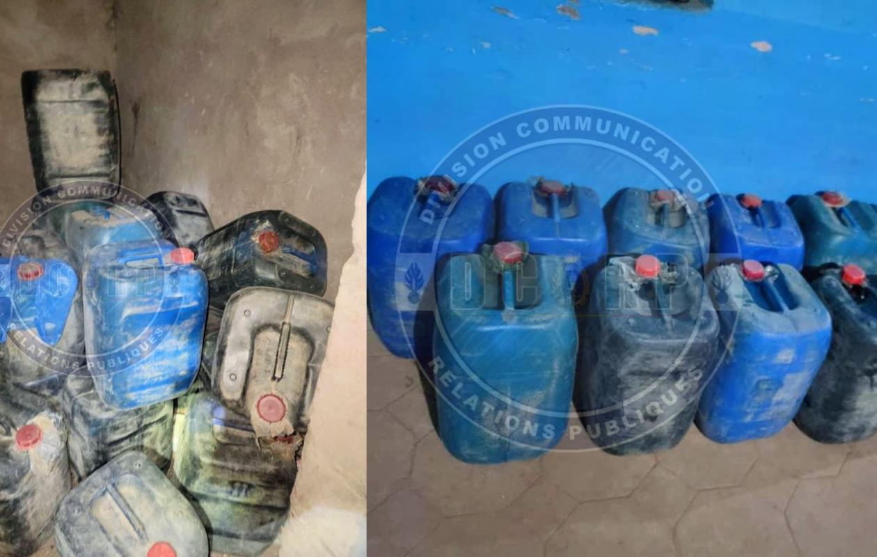Médina Yoro Foulah : 330 litres d'essence saisis par la gendarmerie, le propriétaire prend la fuite