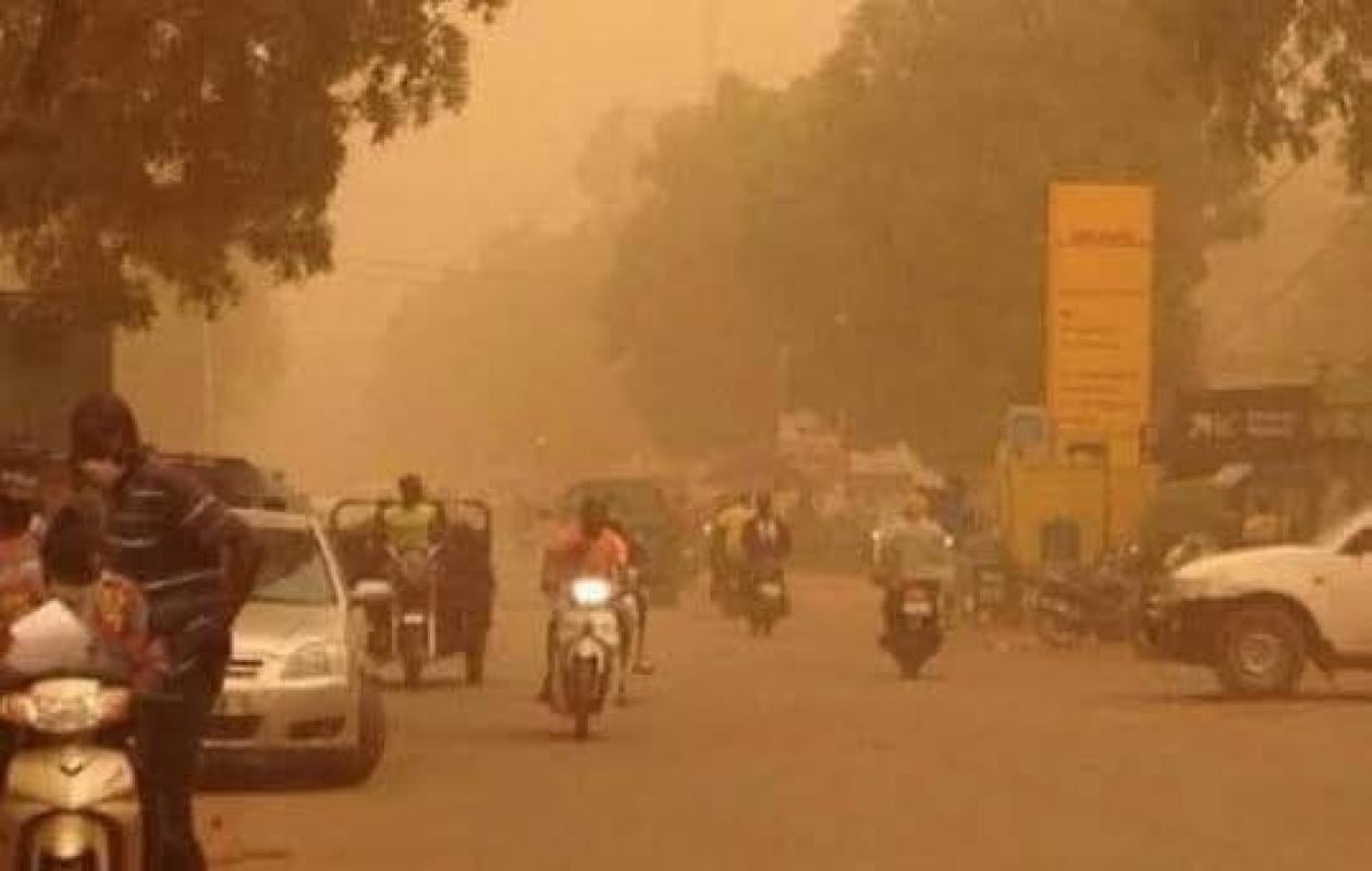 Burkina Faso : Une couche de poussière affecte le pays ce mardi 24 mars