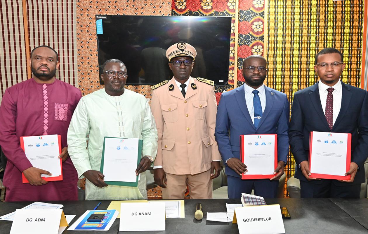 Brèche de Saint-Louis : l'ADM, l'ANAM,  et la SOGENAV scellent un partenariat historique pour un projet intégré