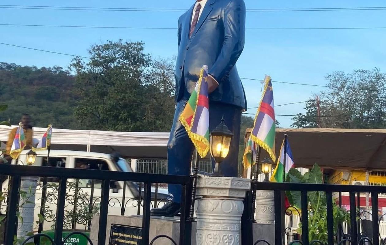 Centrafrique : Une place « Touadéra Merci » inaugurée à Bangui