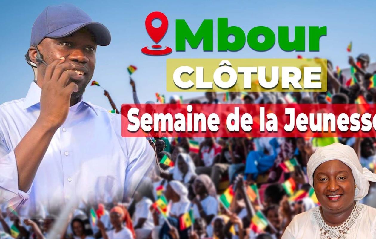 [Direct Mbour] Sonko Préside la Clôture de la Semaine de la Jeunesse
