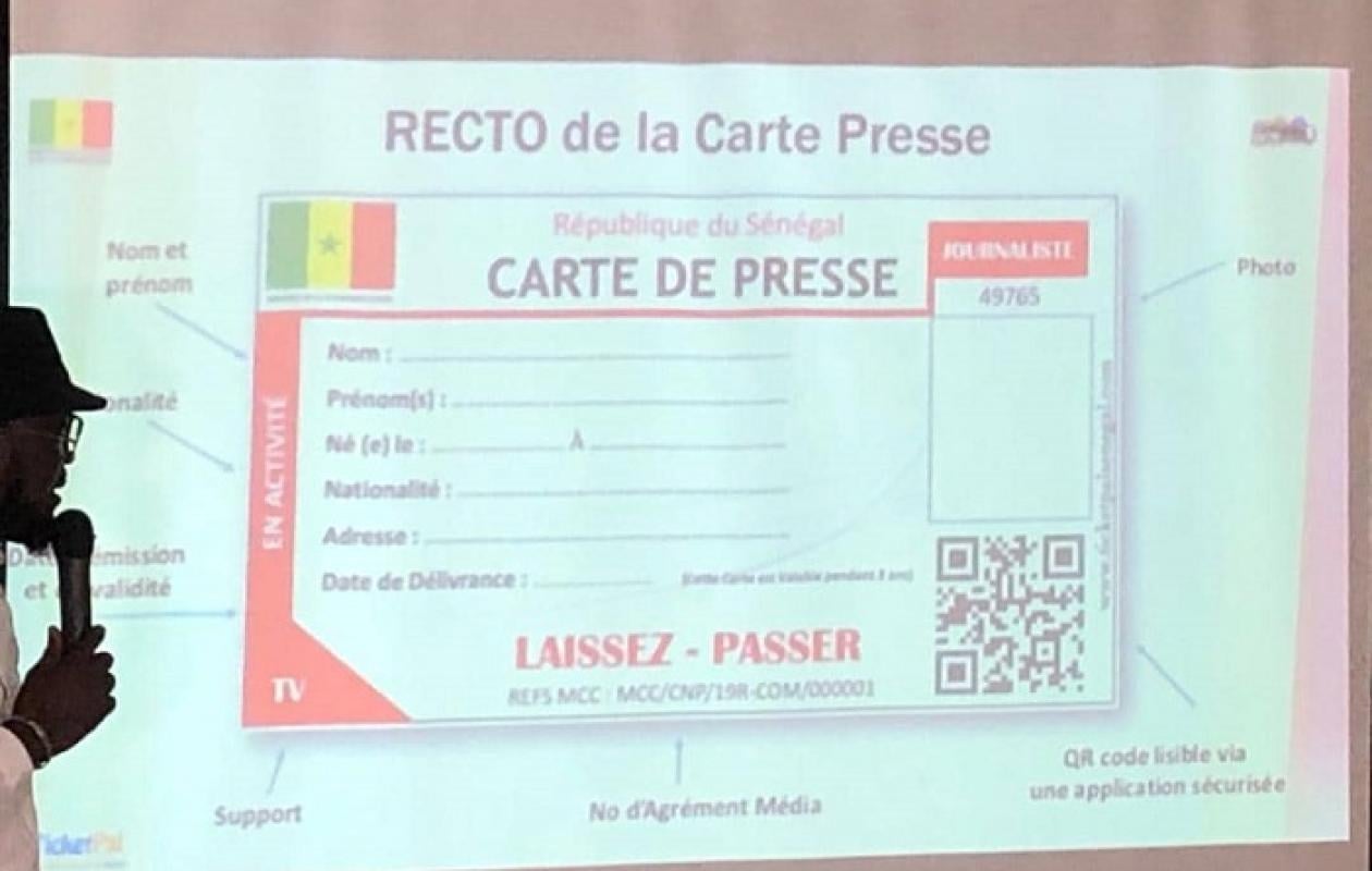 Carte nationale de presse : Vers un dépôt en ligne pour les journalistes